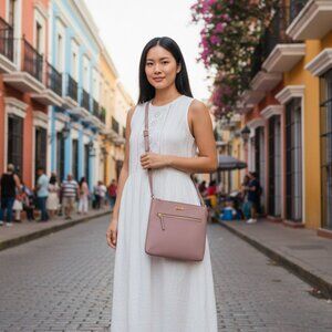 Kate Spade Women's Laurel Way Rima Crossbody in Tan - Excellent Condition